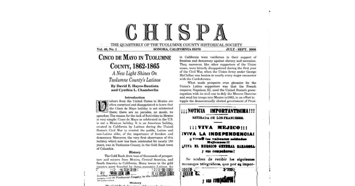 Cinco de Mayo CHISPA Article - ConAmor Building Bridges