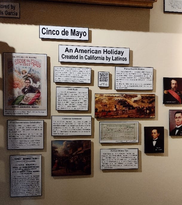 Museum display in Columbia CA